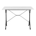 Table with Base from cast iron FK464 with marble 100x60x72 Table with Base from cast iron FK464 with marble 100x60x72
