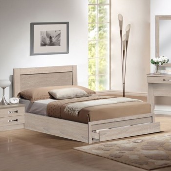 Bed Melany FK346.02 with 1 Drawer Sonoma 90x190cm Bed Melany FK346.02 with 1 Drawer Sonoma 90x190cm