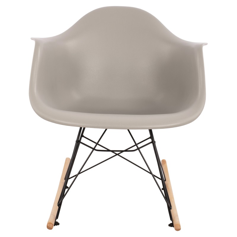 FK0035.20 Rocking Armchair, seat grey-Black Frame, 61x71x64cm FK0035.20 Rocking Armchair, seat grey-Black Frame, 61x71x64cm