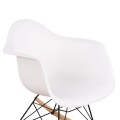 Rocking Armchair, white seat-Black frame FK0035.11 61x71x64 cm Rocking Armchair, white seat-Black frame FK0035.11 61x71x64 cm
