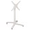 Aluminum Base Folding White matte 69x69x73cm with cross FK459.02