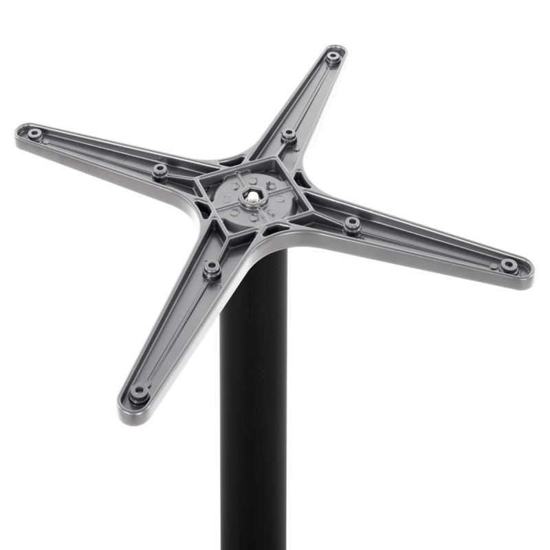 Aluminum Base FK460.01 Black Matte 66x66x72cm with cross 48x48cm Aluminum Base FK460.01 Black Matte 66x66x72cm with cross 48x48cm
