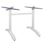 ALUMINUM base 2 legs FK461.02 White 78,5x60x73