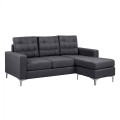 Reversible Corner Sofa Santino FK3152.01 Grey Fabrix 192x129x82cm Reversible Corner Sofa Santino FK3152.01 Grey Fabrix 192x129x82cm