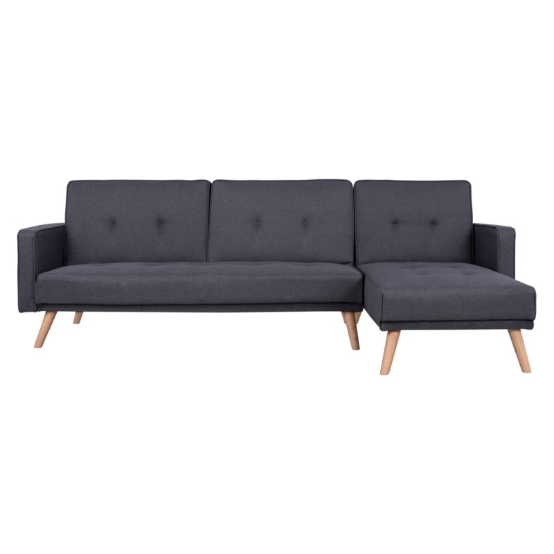Reversible Corner Sofa Bed Talia FK3153 Grey Fabric 269x152x87cm