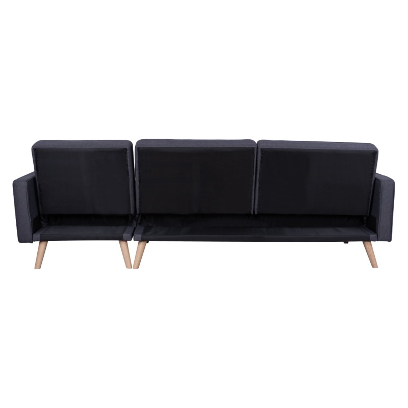 Reversible Corner Sofa Bed Talia FK3153 Grey Fabric 269x152x87cm