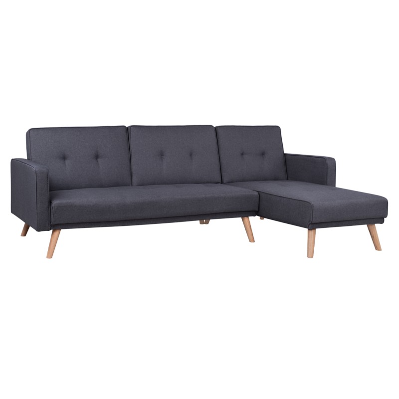 Reversible Corner Sofa Bed Talia FK3153 Grey Fabric 269x152x87cm