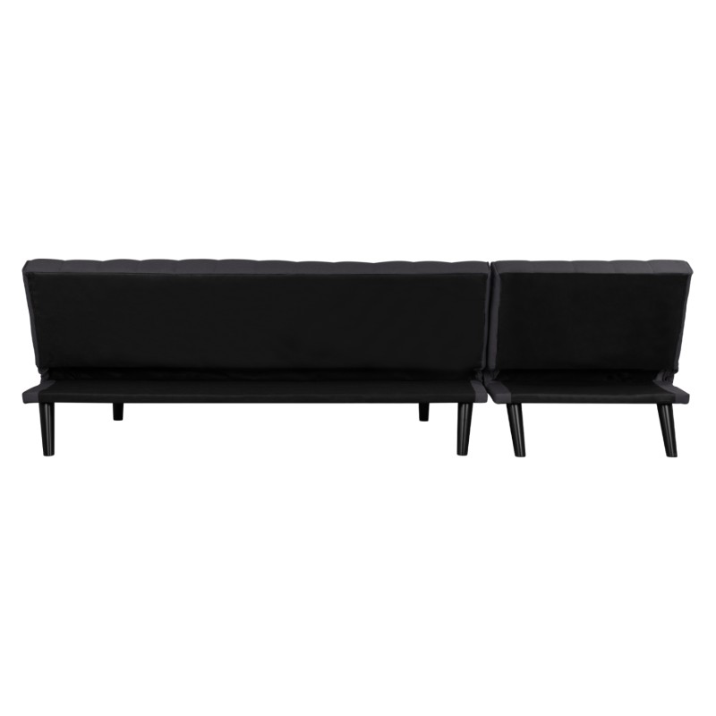 Corner Sofa Bed Reversible Zelda FK3154.01 with grey fabric 254x163x74cm Corner Sofa Bed Reversible Zelda FK3154.01 with grey fabric 254x163x74cm