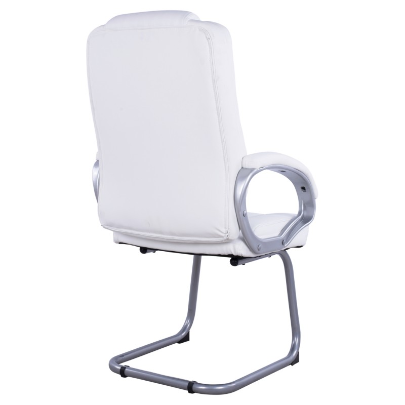 Visitor's chair with white PU Sora FK1144.02 63x67x112 cm Visitor's chair with white PU Sora FK1144.02 63x67x112 cm