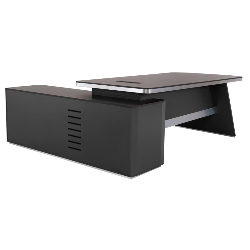Professional office right corner Rosewood FK2083R 220x180x76Ηcm Professional office right corner Rosewood FK2083R 220x180x76Ηcm