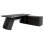 Professional office right corner Rosewood FK2083R 220x180x76Ηcm