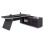 Professional office  right corner Rosewood FK2084R 220x180x76cm
