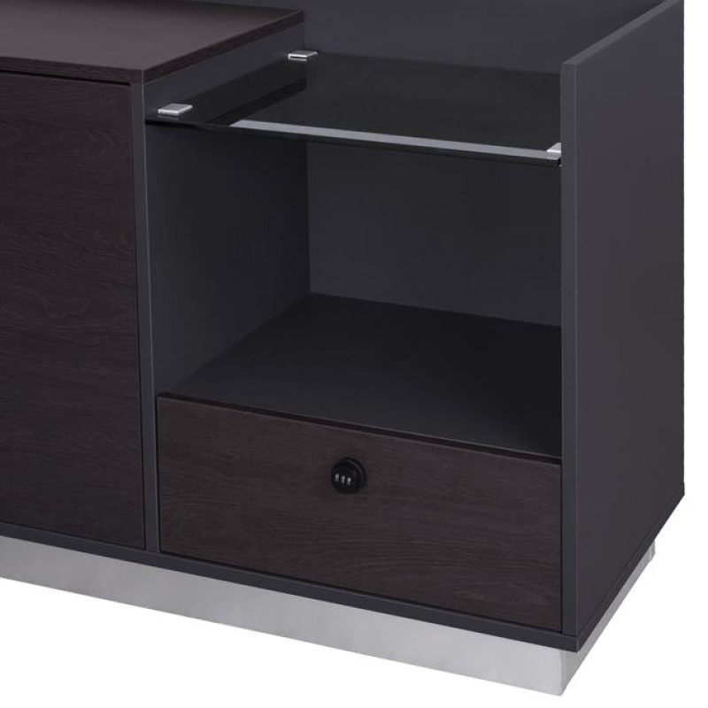 Professional office right corner Rosewood FK2086R 180x170x76cm Professional office right corner Rosewood FK2086R 180x170x76cm