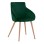 Armchair Ivy Velvet Green and metallic legs FK8546.03 55x55x80 cm