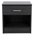 Bedside table with 1 Drawer Zebrano 45x35.5x47cm FK2345.02 Bedside table with 1 Drawer Zebrano 45x35.5x47cm FK2345.02