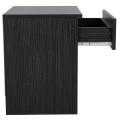 Bedside table with 1 Drawer Zebrano 45x35.5x47cm FK2345.02 Bedside table with 1 Drawer Zebrano 45x35.5x47cm FK2345.02