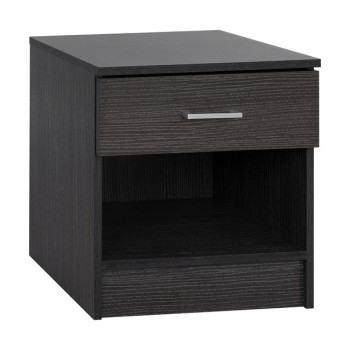 Bedside table with 1 Drawer Zebrano 45x35.5x47cm FK2345.02