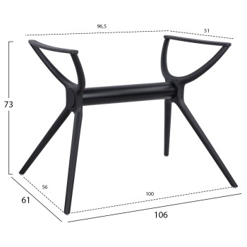 Polypropylene Base Black FK463.01 for Surface 120x80 Polypropylene Base Black FK463.01 for Surface 120x80