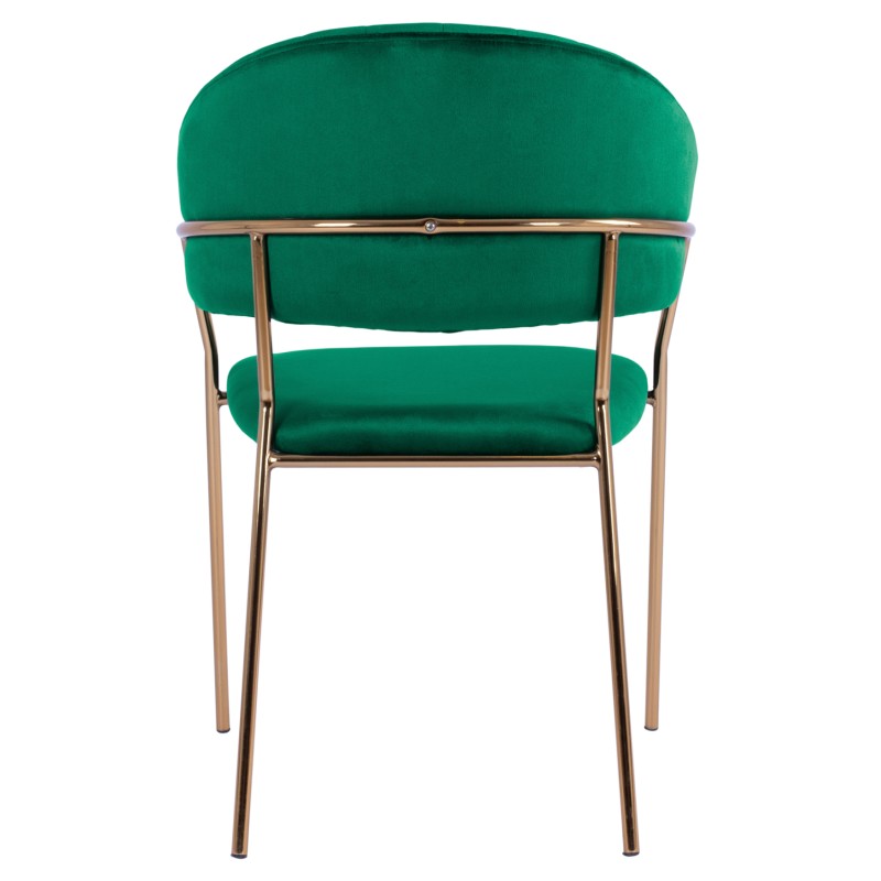 Armchair Theodore FK8520.03 Velvet Cyppress Green Color with metallic frame 55x50x82cm Armchair Theodore FK8520.03 Velvet Cyppress Green Color with metallic frame 55x50x82cm