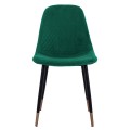 Chair Lucille FK8552.03 from Velvet Cyppress Green color with metallic frame 45x56x81cm Chair Lucille FK8552.03 from Velvet Cyppress Green color with metallic frame 45x56x81cm