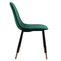 Chair Lucille FK8552.03 from Velvet Cyppress Green color with metallic frame 45x56x81cm Chair Lucille FK8552.03 from Velvet Cyppress Green color with metallic frame 45x56x81cm