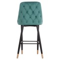 Bar Stool SERENITY FK8519.03 Velvet Cypress Green Color and metallic frame 51x57x110cm Bar Stool SERENITY FK8519.03 Velvet Cypress Green Color and metallic frame 51x57x110cm