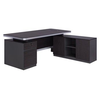Professional office right corner FK2092R Rosewood 180x160x76cm