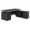 Professional office right corner FK2092R Rosewood 180x160x76cm