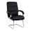 CONFERENCE ARMCHAIR SEMI-SWIVEL ZAMORA FK1088.01 BLACK PU LEATHER 63Χ70Χ102Hcm.