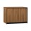 OFFICE CABINET SUPREME FK2357 MELAMINE IN HONEY OAK & GREY 120x40x80Hcm.