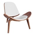FK1128.13 armchair SUPERIOR PLUS., WALNUT COLORED frame, white cushions FK1128.13 armchair SUPERIOR PLUS., WALNUT COLORED frame, white cushions