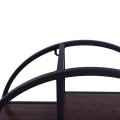 Wall Shelves Quinn with melamine bases and metallic frame FK8612 Diameter 60x24cm Wall Shelves Quinn with melamine bases and metallic frame FK8612 Diameter 60x24cm