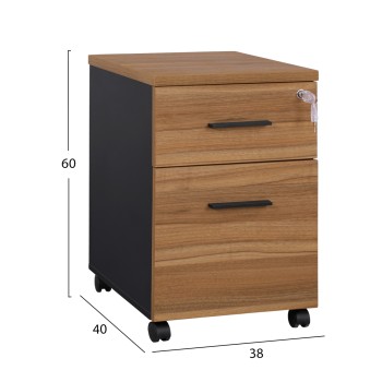 Professional office drawer with 2 drawers Supreme 38x40x60 FK2356 Professional office drawer with 2 drawers Supreme 38x40x60 FK2356