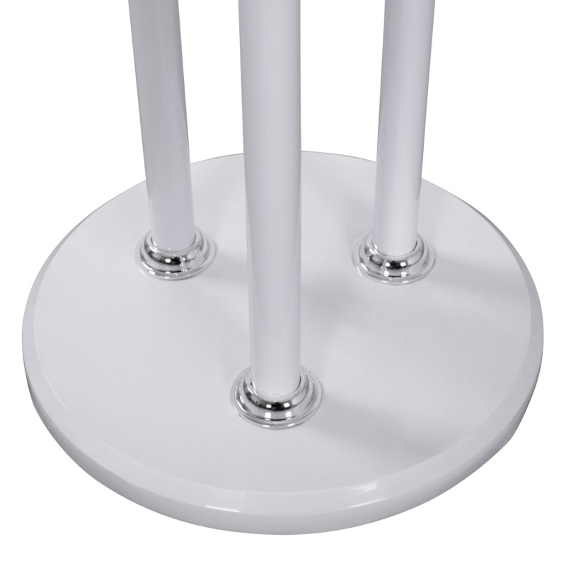 Metallic coat hanger Wyatt beech wood and white Diameter 37x173cm FK8610.01 Metallic coat hanger Wyatt beech wood and white Diameter 37x173cm FK8610.01