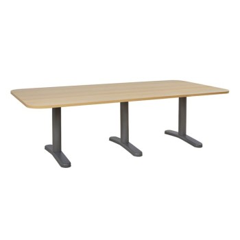 Professional conference office FK2047.11 in oak color 240x120x75 cm.