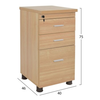 Office professional drawer in oak color FK2049.11 40x52x60 cm.