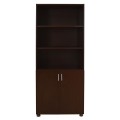 Professional office bookcase in wenge color FK2055.12 80x40x190 cm. Professional office bookcase in wenge color FK2055.12 80x40x190 cm.