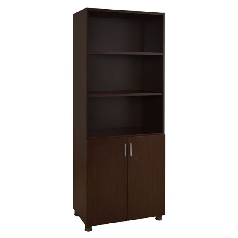 Professional office bookcase in wenge color FK2055.12 80x40x190 cm. Professional office bookcase in wenge color FK2055.12 80x40x190 cm.