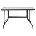 OUTDOOR METALLIC TABLE ADAM FK5679.01 GREY WITH REINFORCED GLASS TOP 120Χ70Χ71Hcm. OUTDOOR METALLIC TABLE ADAM FK5679.01 GREY WITH REINFORCED GLASS TOP 120Χ70Χ71Hcm.