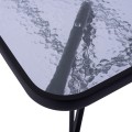 OUTDOOR METALLIC TABLE ADAM FK5679.01 GREY WITH REINFORCED GLASS TOP 120Χ70Χ71Hcm. OUTDOOR METALLIC TABLE ADAM FK5679.01 GREY WITH REINFORCED GLASS TOP 120Χ70Χ71Hcm.