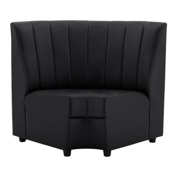 Corner Unit for Sofa Landon FK3163.01 Pu Black 118x66x93cm
