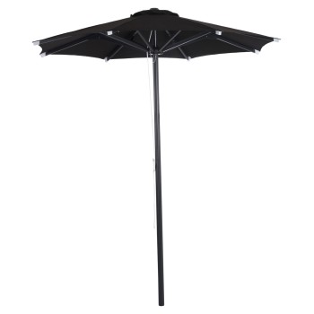 Professional Umbrella Alu Diameter 2.20m Aluminum Black Acrylic fabric FK6028.03 Professional Umbrella Alu Diameter 2.20m Aluminum Black Acrylic fabric FK6028.03