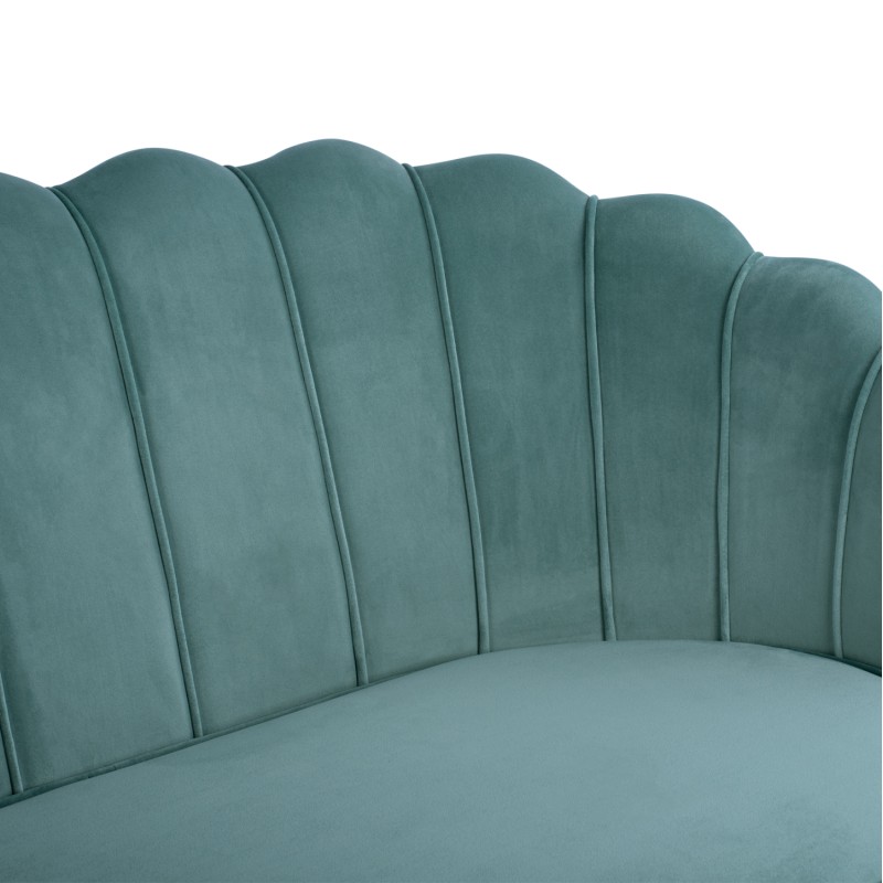 Sofa 2 seater Coquille FK8627.07 from peanut color with gold legs 130x77x83cm Sofa 2 seater Coquille FK8627.07 from peanut color with gold legs 130x77x83cm