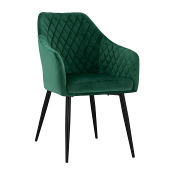 Armchair Charles FK8522.03 with cyppress green velvet 52x60x89 cm.
