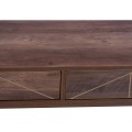Coffee Table Kaitlyn FK8651 Walnut with gold 110x59x42,5 cm. Coffee Table Kaitlyn FK8651 Walnut with gold 110x59x42,5 cm.