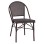 Metallic Chair Bamboo Look Brown FK5718  54x62x89 cm