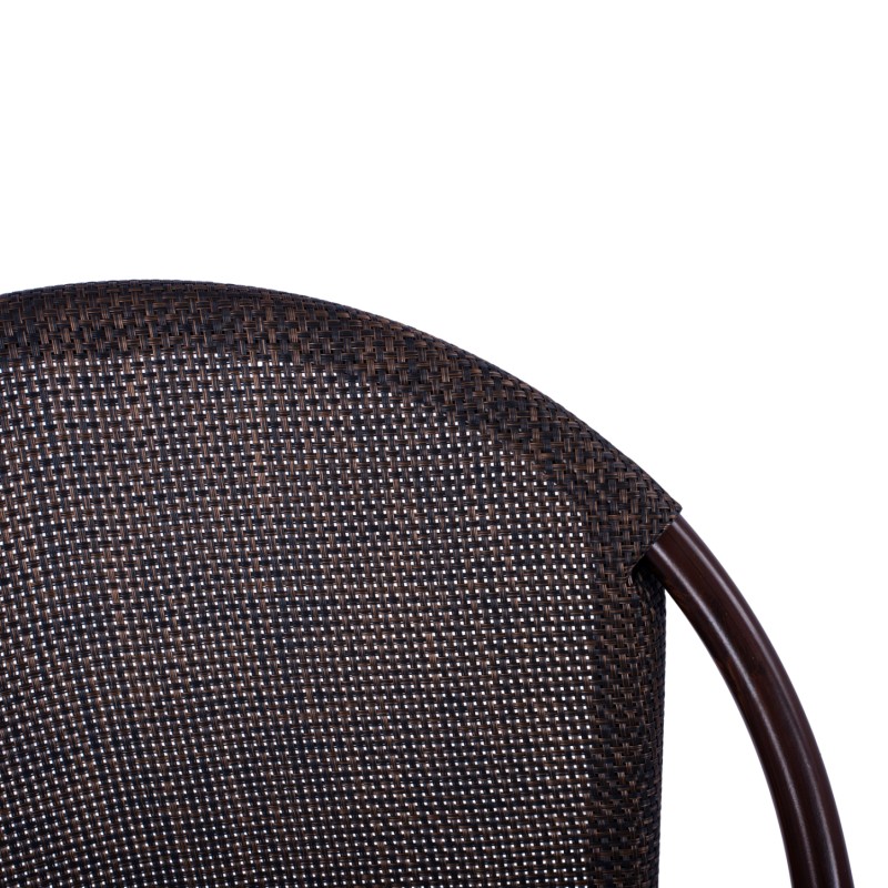 Metallic Chair Bamboo Look Brown FK5718 54x62x89 cm Metallic Chair Bamboo Look Brown FK5718 54x62x89 cm