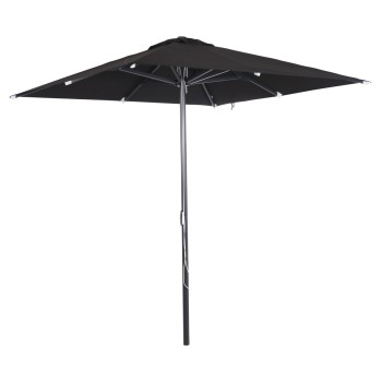 Professional Umbrella ALU 2.20x2.20 Black Fabric Acrylic 8rays FK6013.03 Professional Umbrella ALU 2.20x2.20 Black Fabric Acrylic 8rays FK6013.03