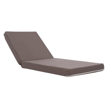 Sunbed Pillow Polyester Sifnos Grey FK11235.10P 198(119+1+78)x70x10cm