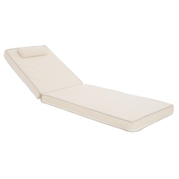 Sunbed Cushion Textline Sifnos Beige FK11236.60T 196(117+1+78)x58x8 cm